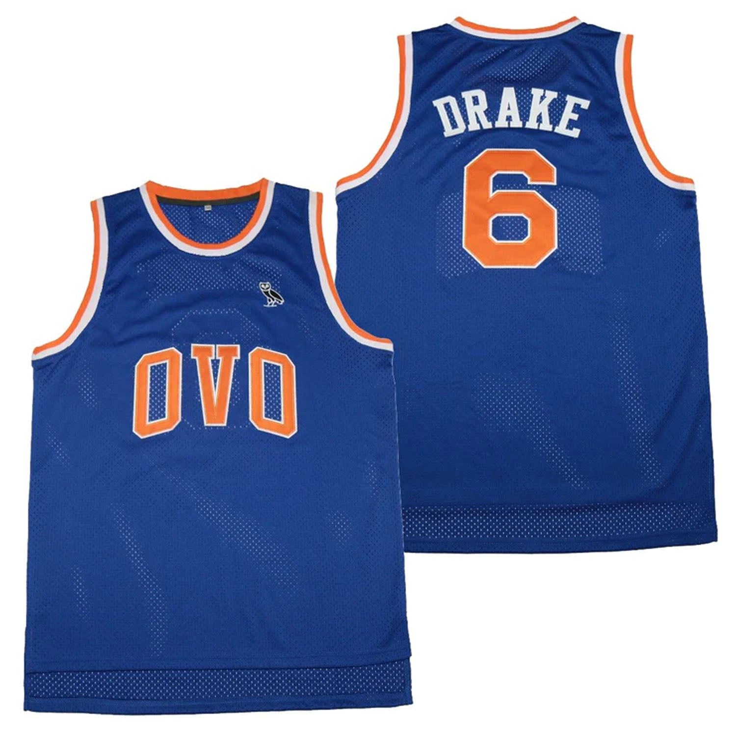 Your Team #6 Drake Ovo So Far Gone Men's Movie Basketball Jersey Stitched Black, Size: Medium