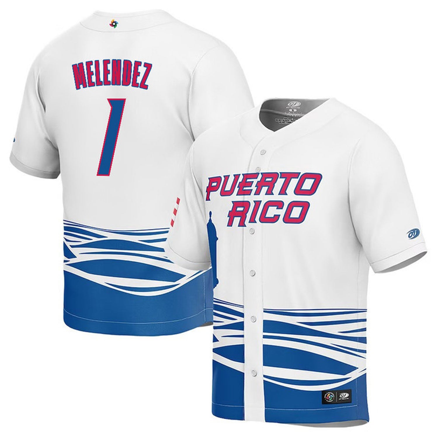 WBC MJ Melendez Puerto Rico 1 Jersey JerseyHouse