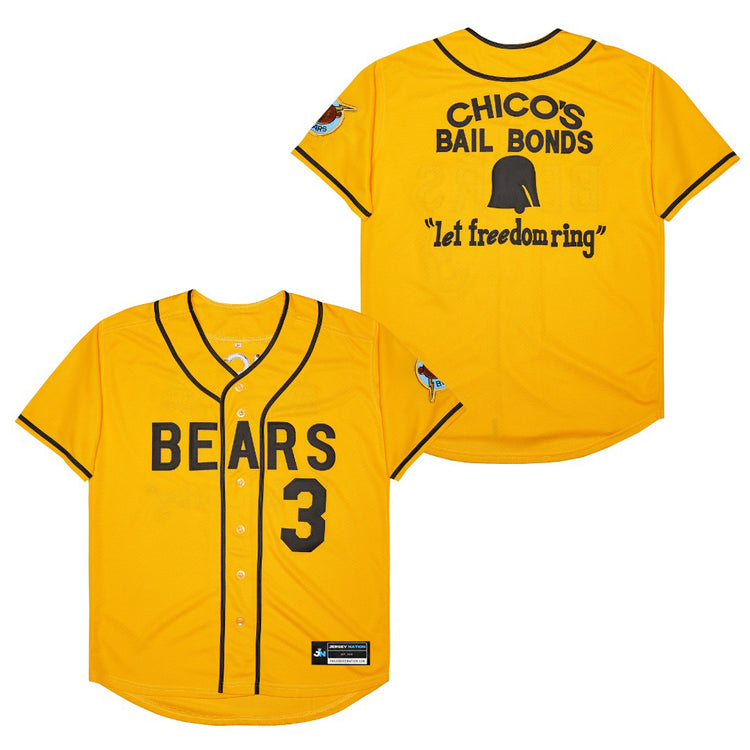 Chico's Bail Bonds Bad News Bears Baseball Jersey