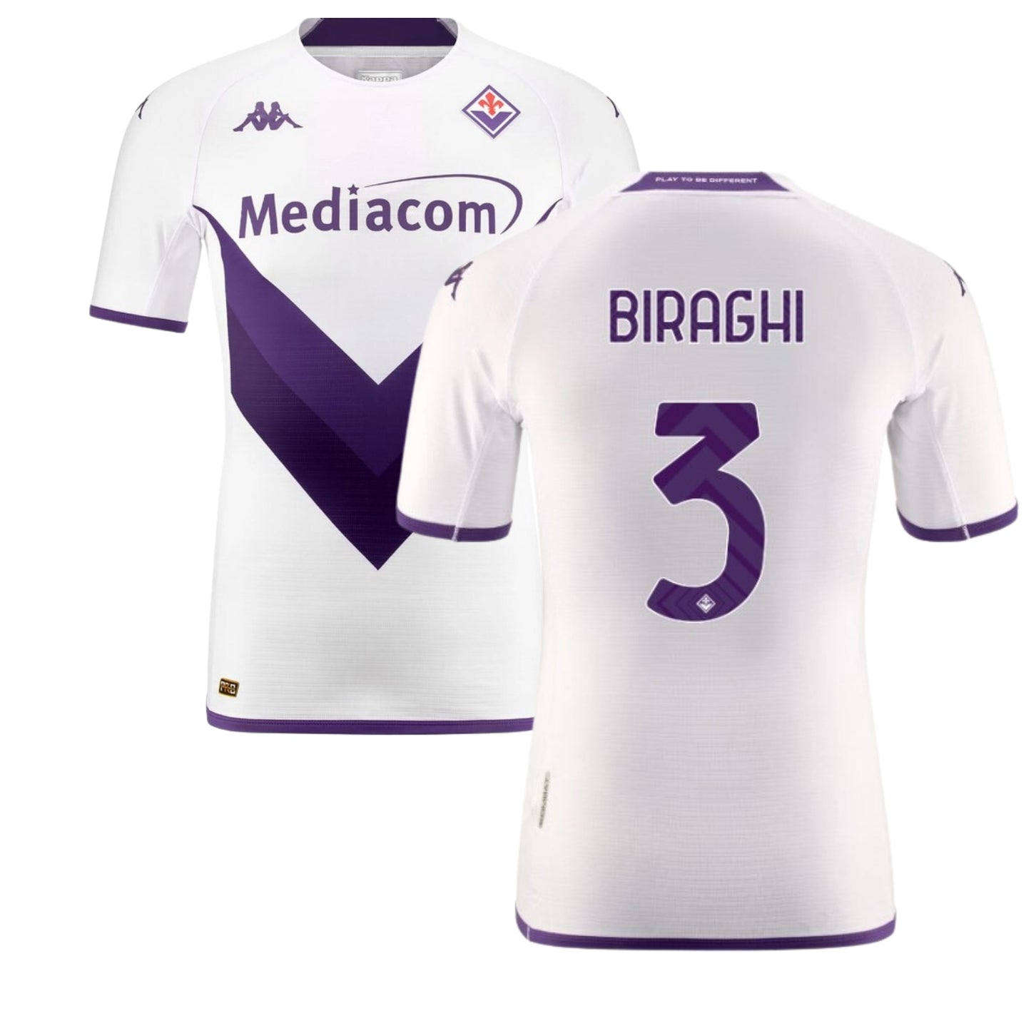 Cristiano Biraghi ACF Fiorentina 3 Jersey