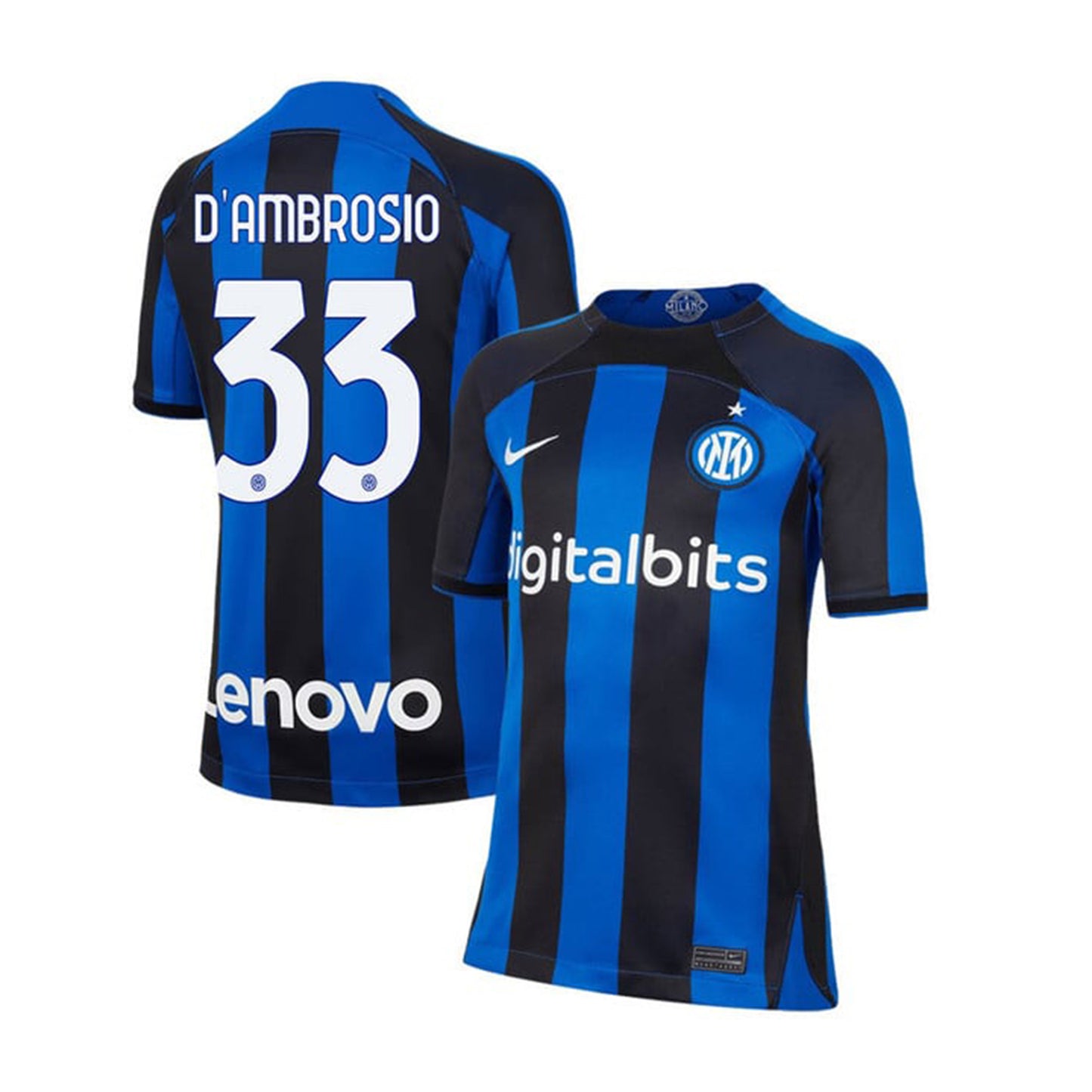 Danilo D'Ambrosio Inter Milan 33 Jersey