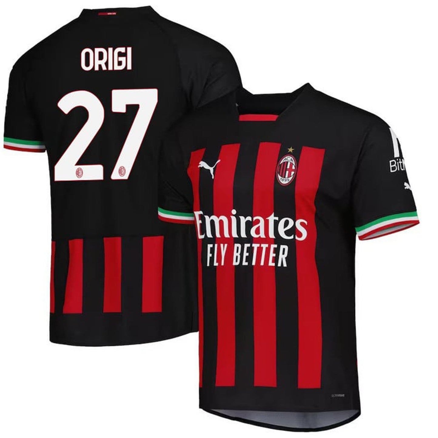 Divock Origi AC Milan 27 Jersey