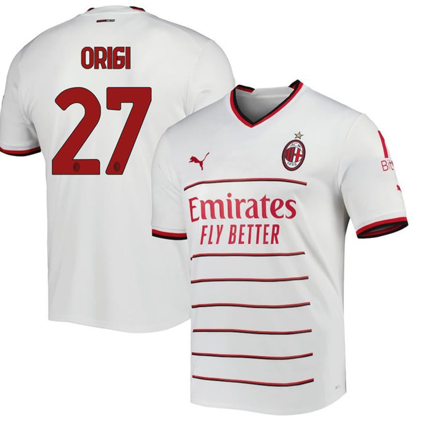 Divock Origi AC Milan 27 Jersey