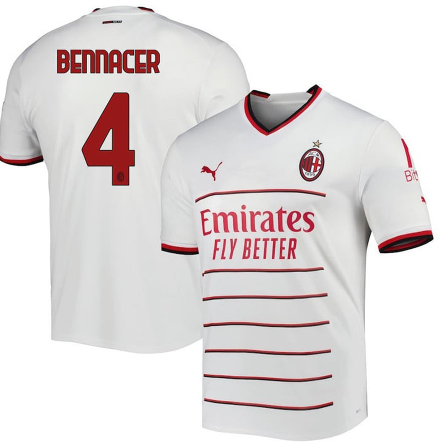 Ismaël Bennacer AC Milan 4 Jersey