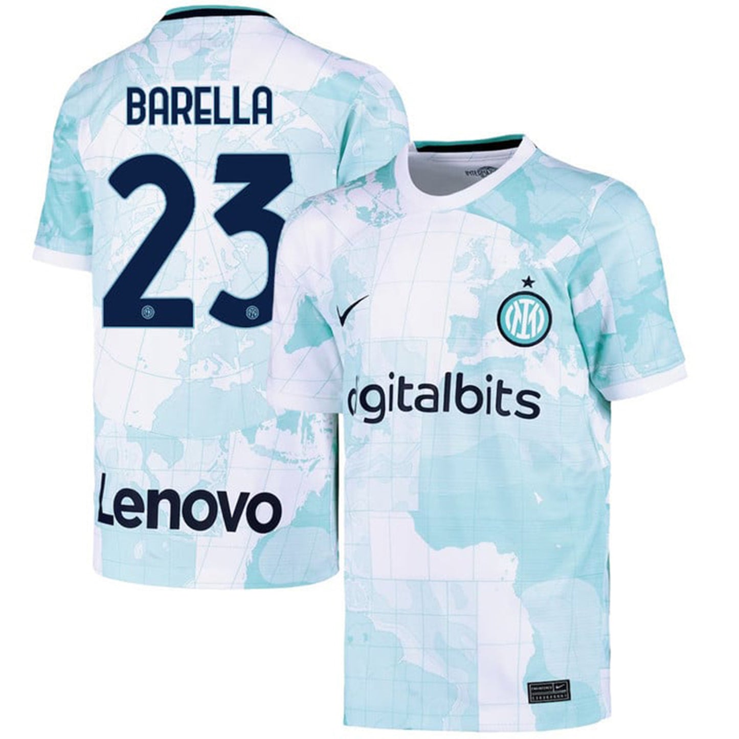 Nicolo Barella Inter Milan 23 Jersey