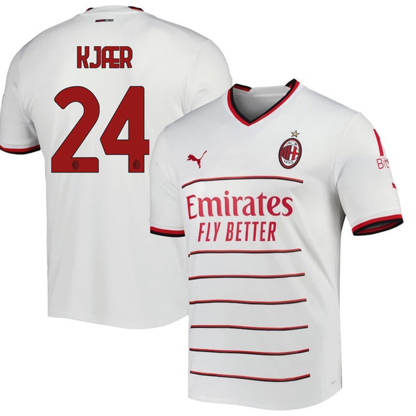 Simon Kjær AC Milan 24 Jersey