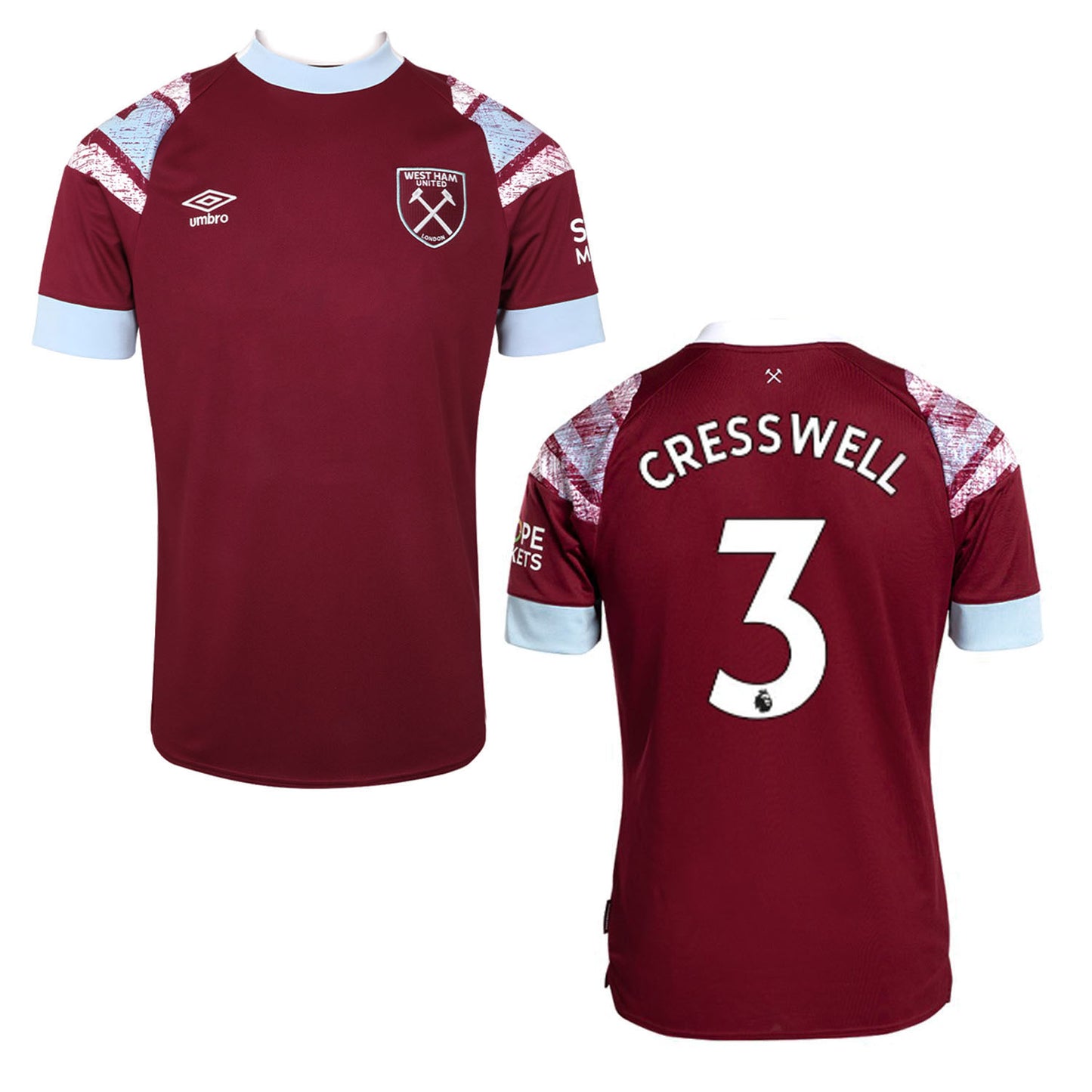 Aaron Cresswell West Ham 3 Jersey