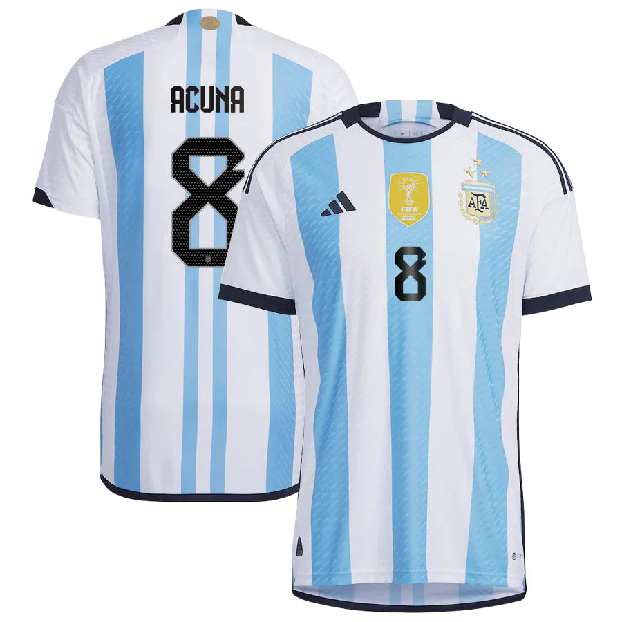 Marcos Acuna Argentina 8 FIFA World Cup Jersey