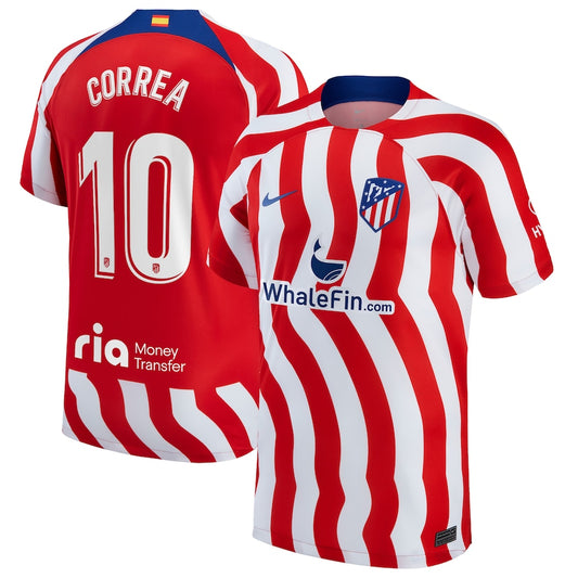 Angel Correa Atletico Madrid 10 Jersey