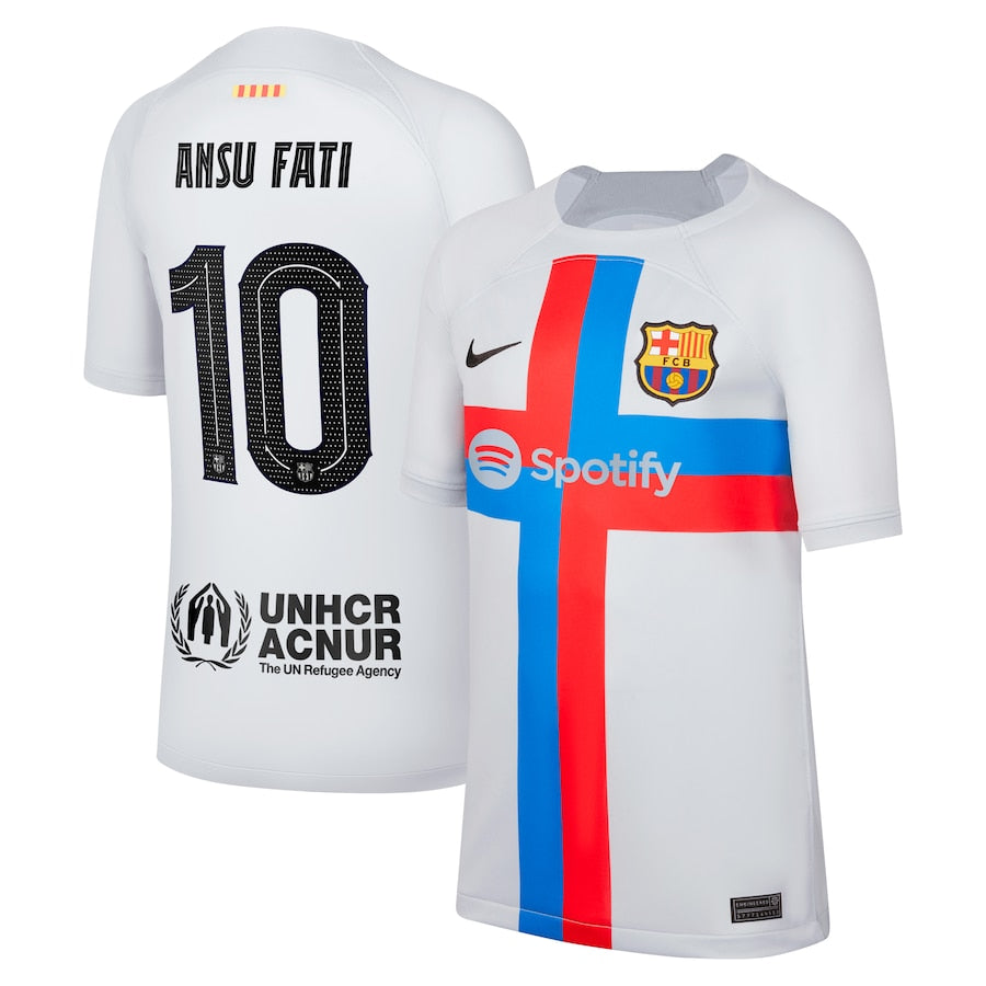 Ansu Fati Barcelona 10 Jersey