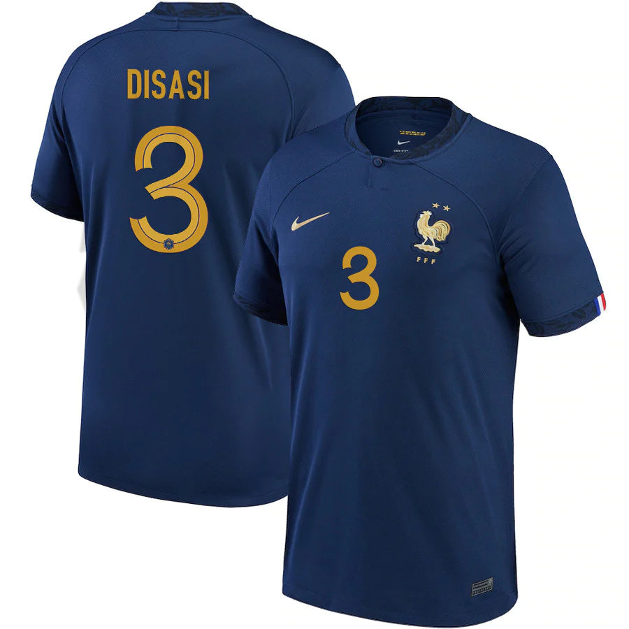 Axel Disasi France 3 FIFA World Cup Jersey