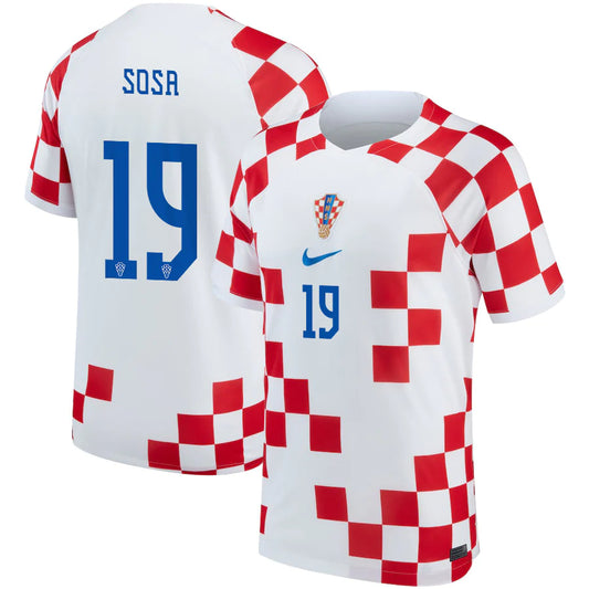Borna Sosa Croatia 19 FIFA World Cup Jersey