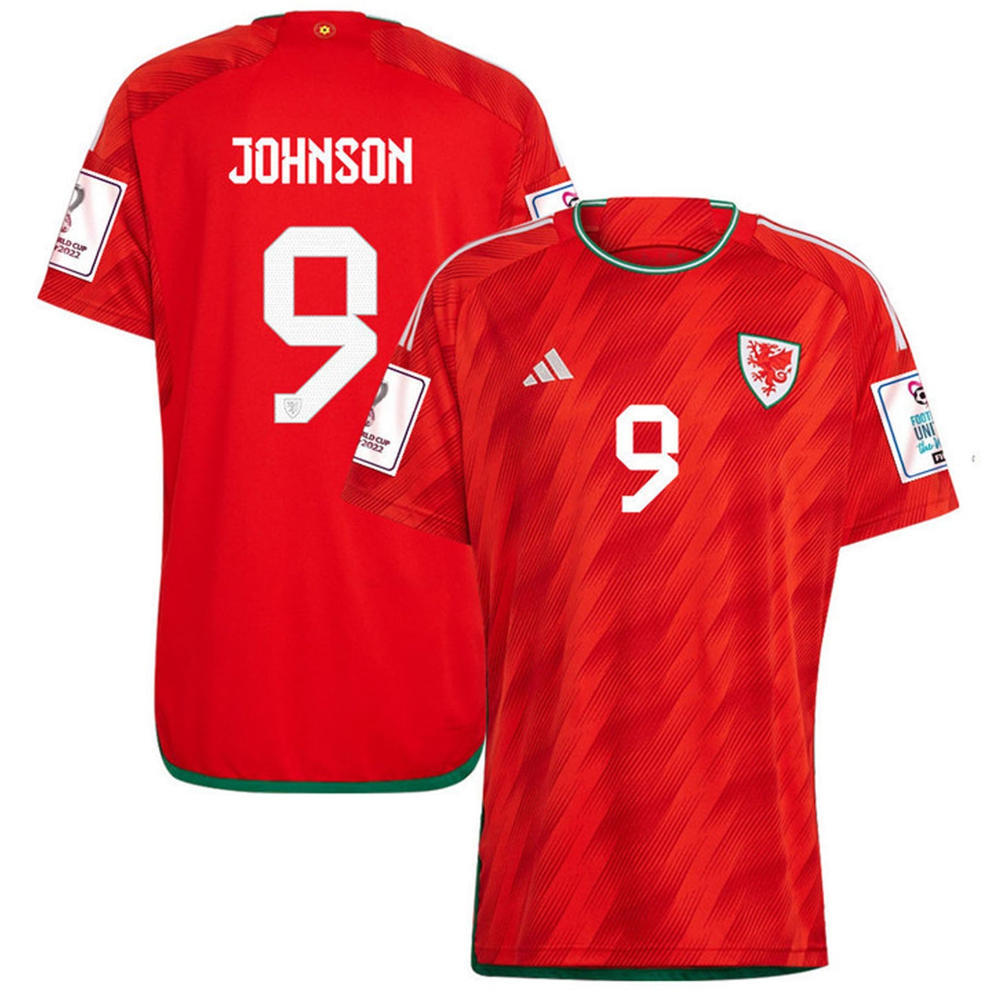Brennan Johnson Wales 9 Fifa World Cup Jersey