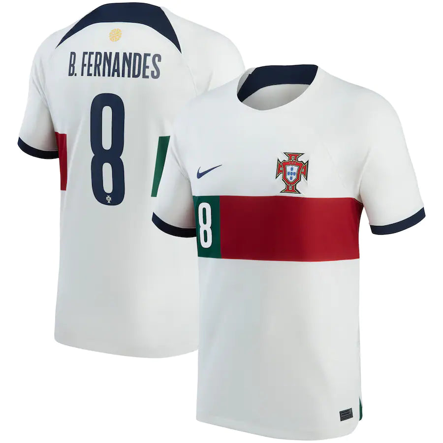 Bruno Fernandes Portugal 8 FIFA World Cup Jersey