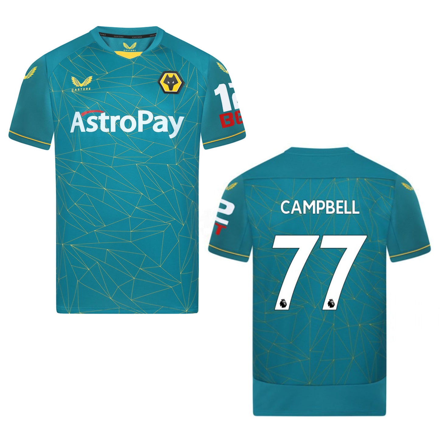 Chem Campbell Wolves 77 Jersey