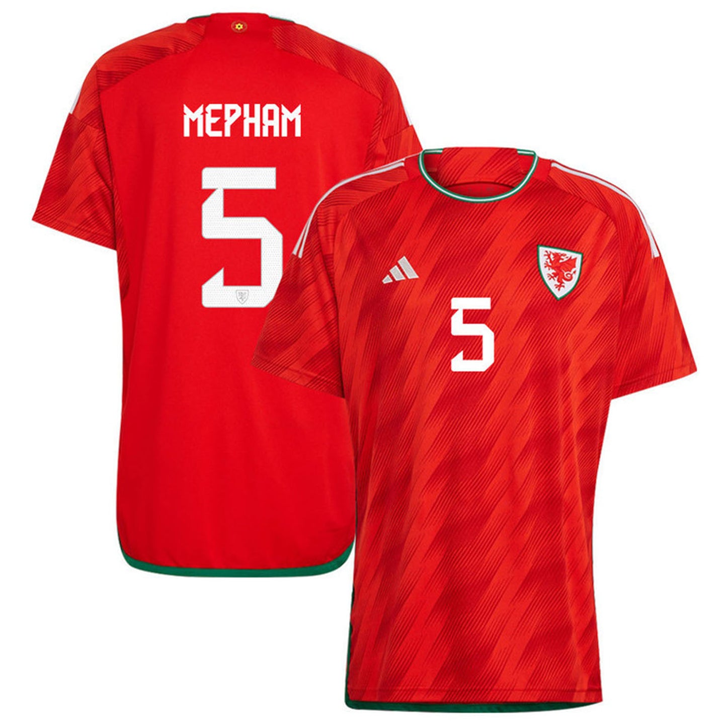 Chris Mepham Wales 5 Fifa World Cup Jersey