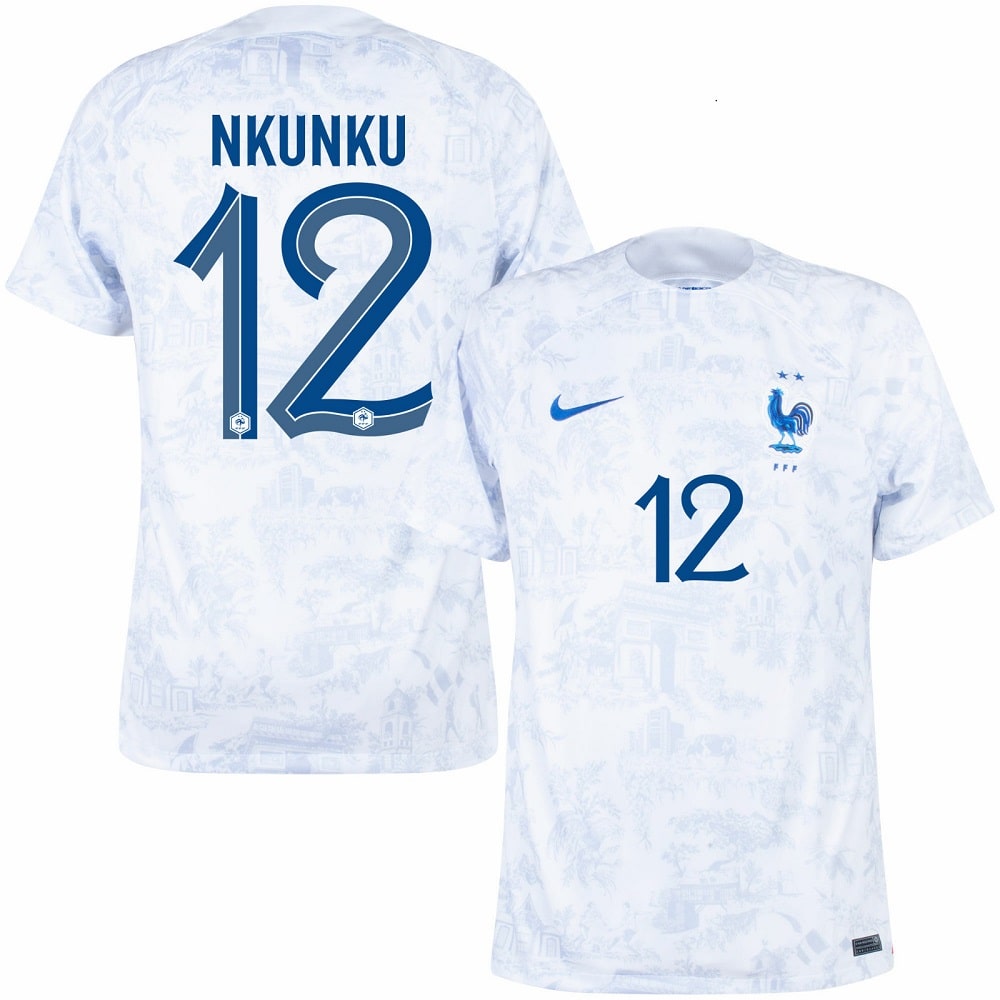 Christopher Nkunku France 12 FIFA World Cup Jersey