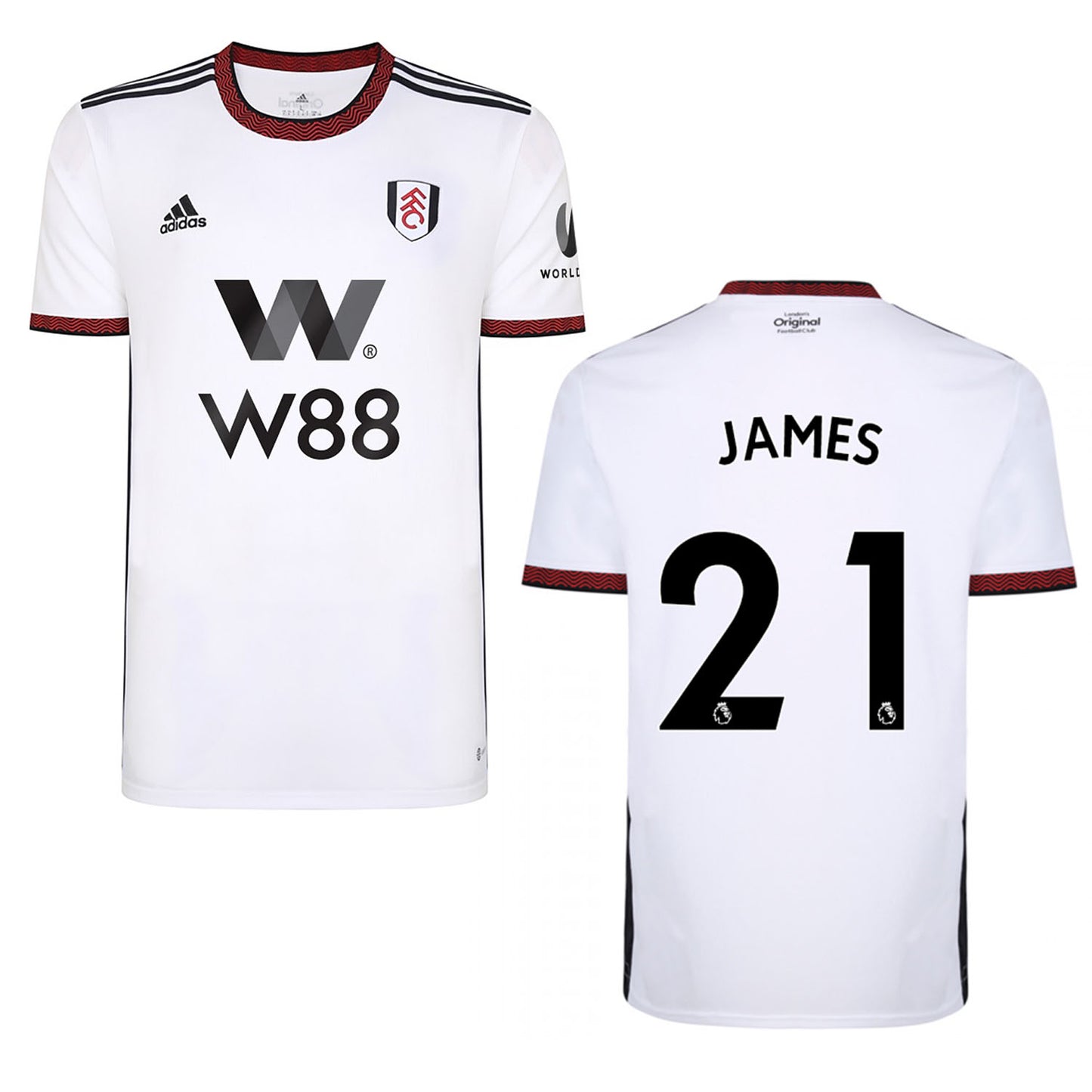 Daniel James Fulham 21 Jersey