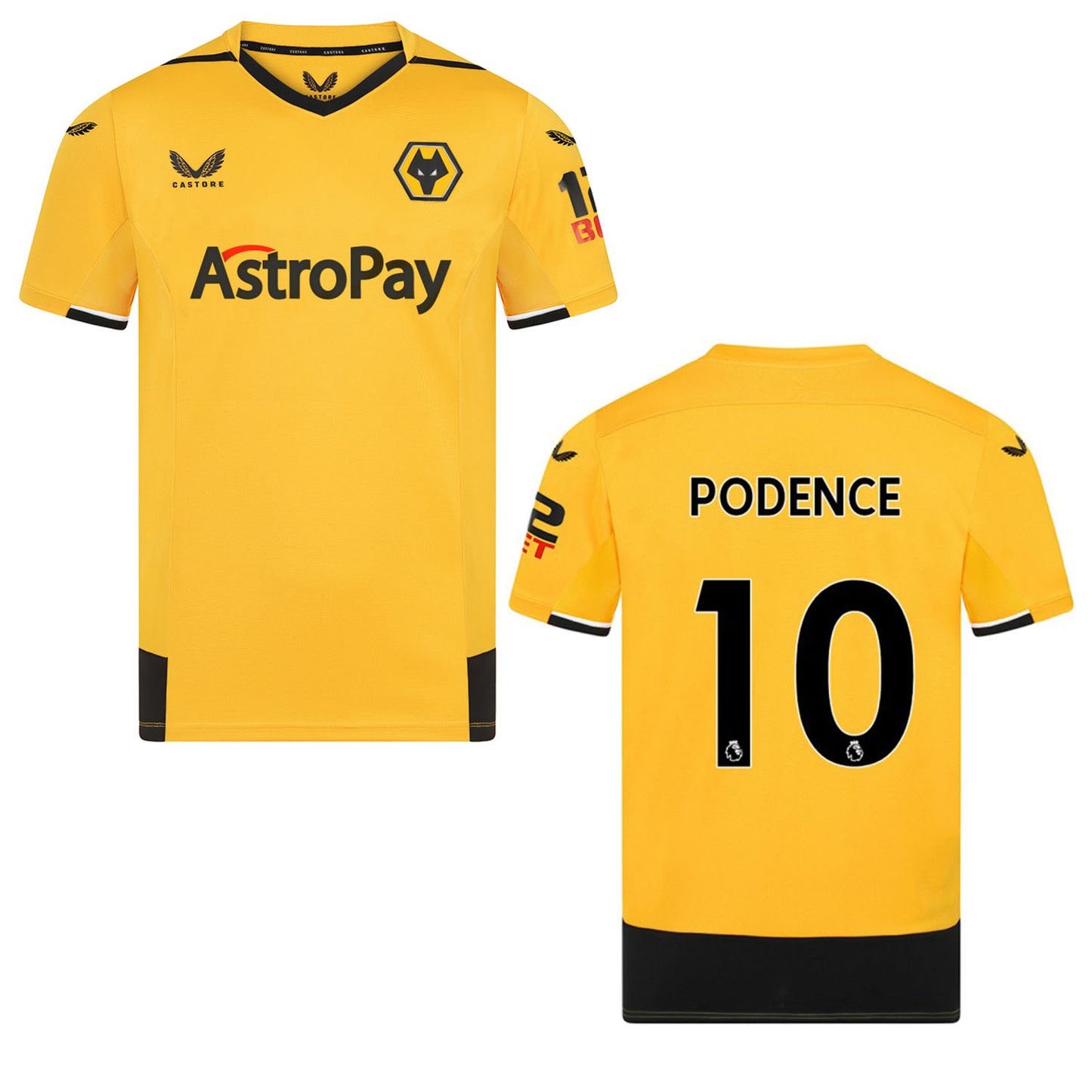 Daniel Podence Wolves 10 Jersey