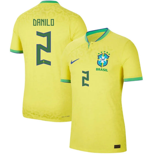 Danilo Brazil 2 FIFA World Cup Jersey