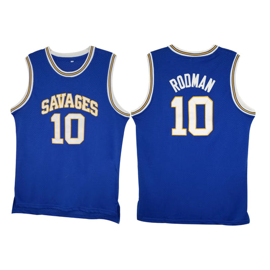 Dennis Rodman High School 10 Basketball Jersey