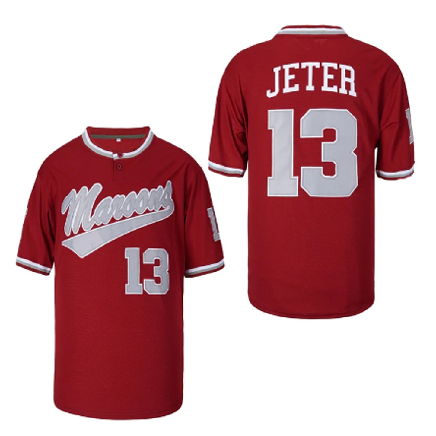 Derek Jeter Kalamazoo High School Maroon Giants Baseball 13 Jersey