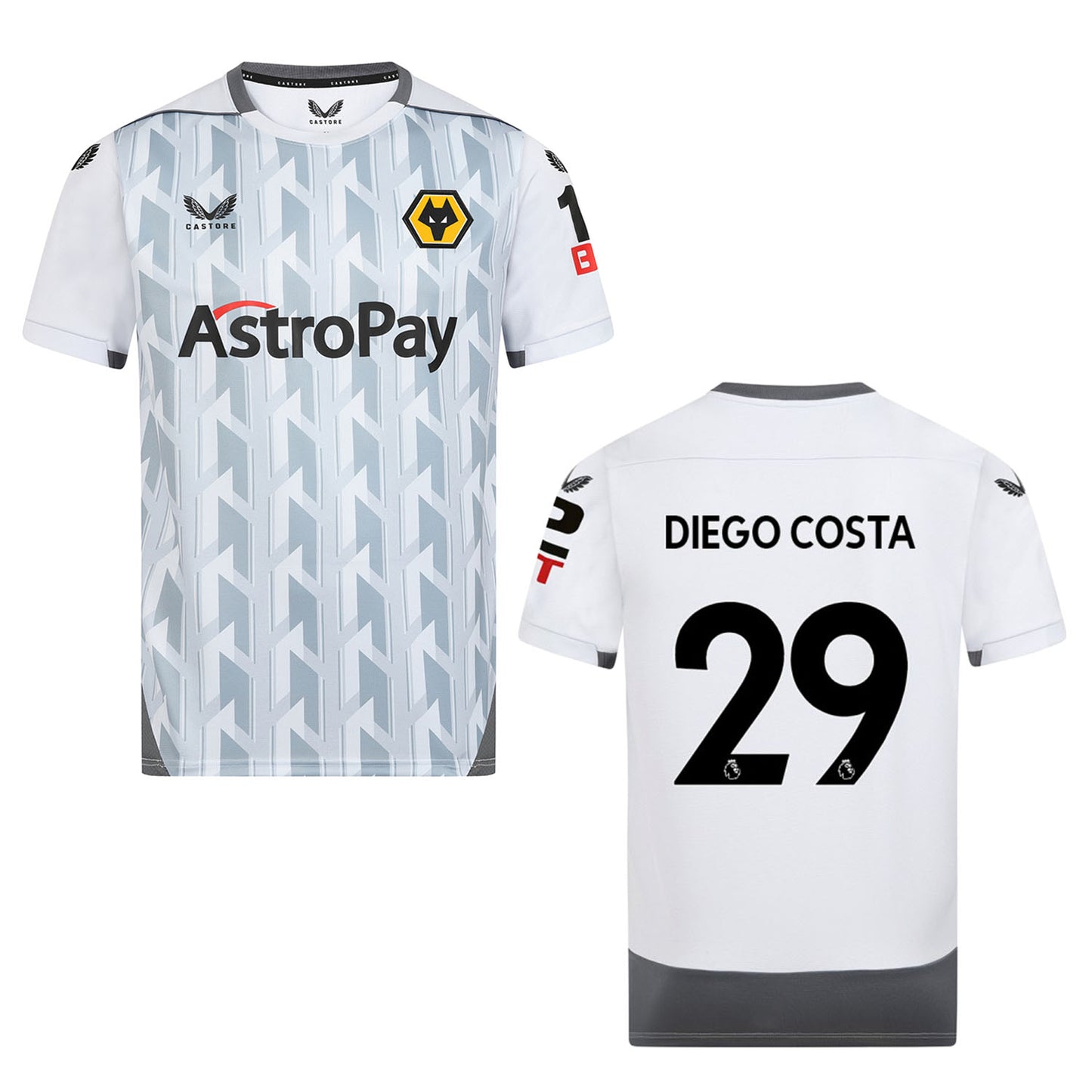 Diego Costa Wolves 29 Jersey