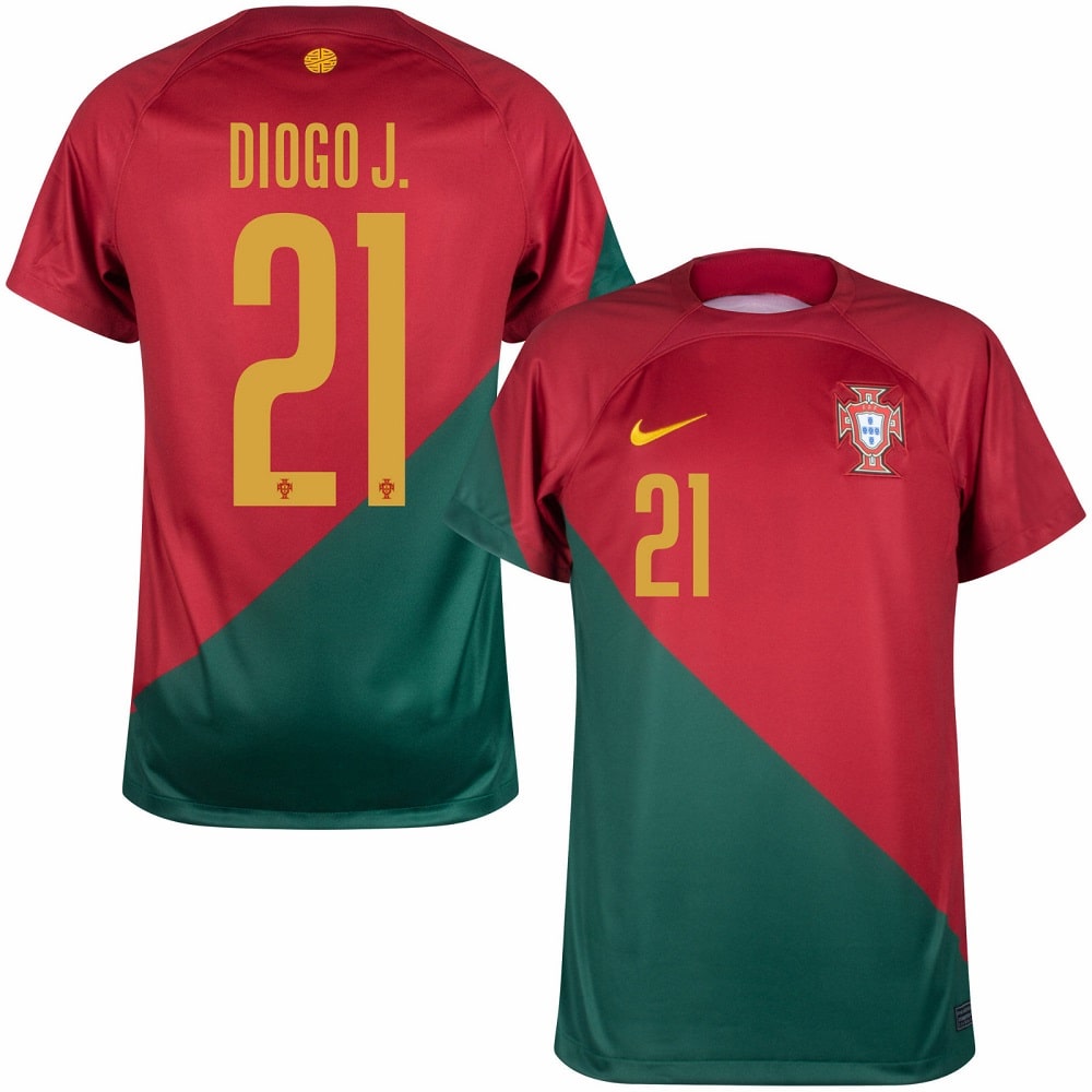 Diogo Jota Portugal 21 FIFA World Cup Jersey