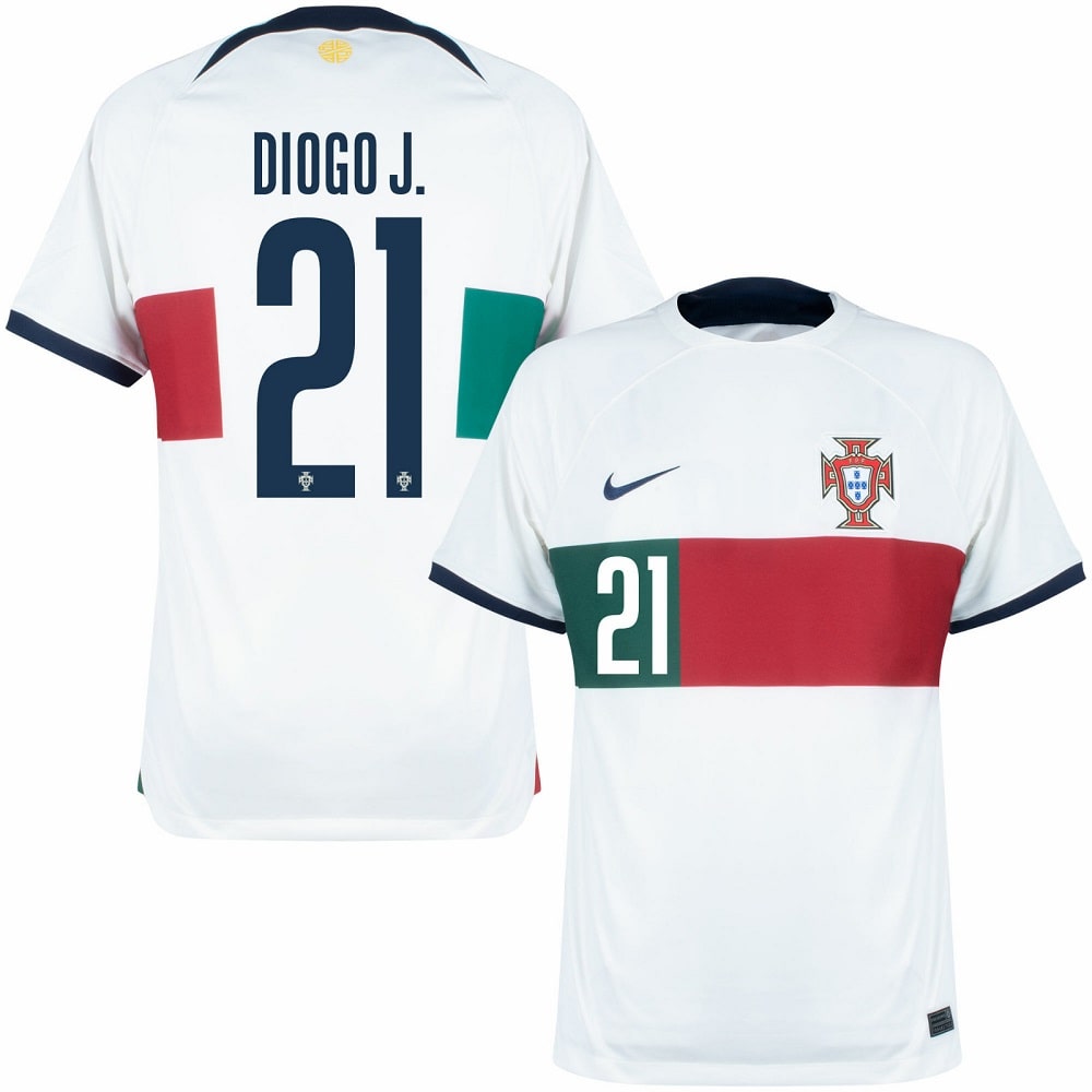 Diogo Jota Portugal 21 FIFA World Cup Jersey