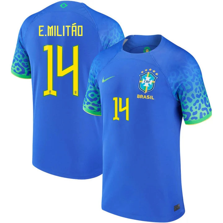Eder Militao Brazil 14 FIFA World Cup Jersey