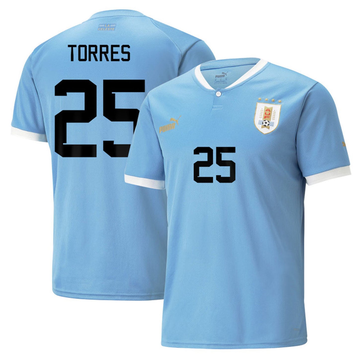 Facundo Torres Uruguay 25 Fifa World Cup Jersey