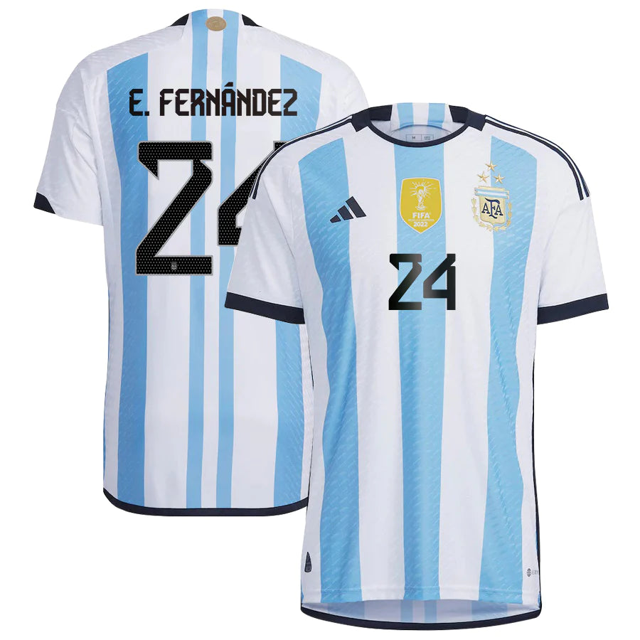 Enzo Fernandez Argentina 24 FIFA World Cup Jersey