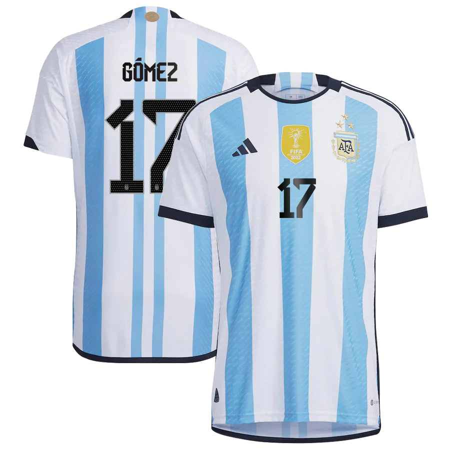 Alejandro Gomez Argentina 17 FIFA World Cup Jersey