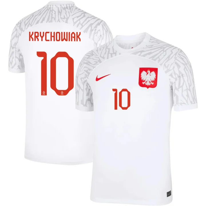 Grzegorz Krychowiak Poland 10 FIFA World Cup Jersey