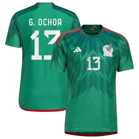 Guillermo Ochoa Mexico 13 FIFA World Cup Jersey