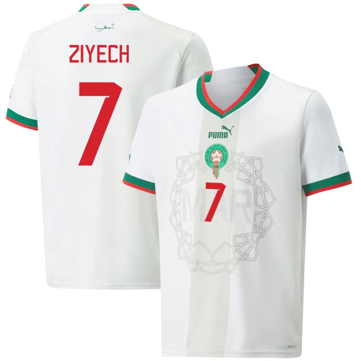 Hakim Ziyech Morocco 7 FIFA World Cup Jersey