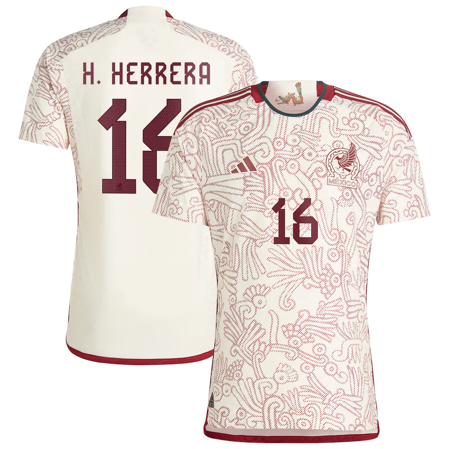 Hector Herrera Mexico 16 FIFA World Cup Jersey