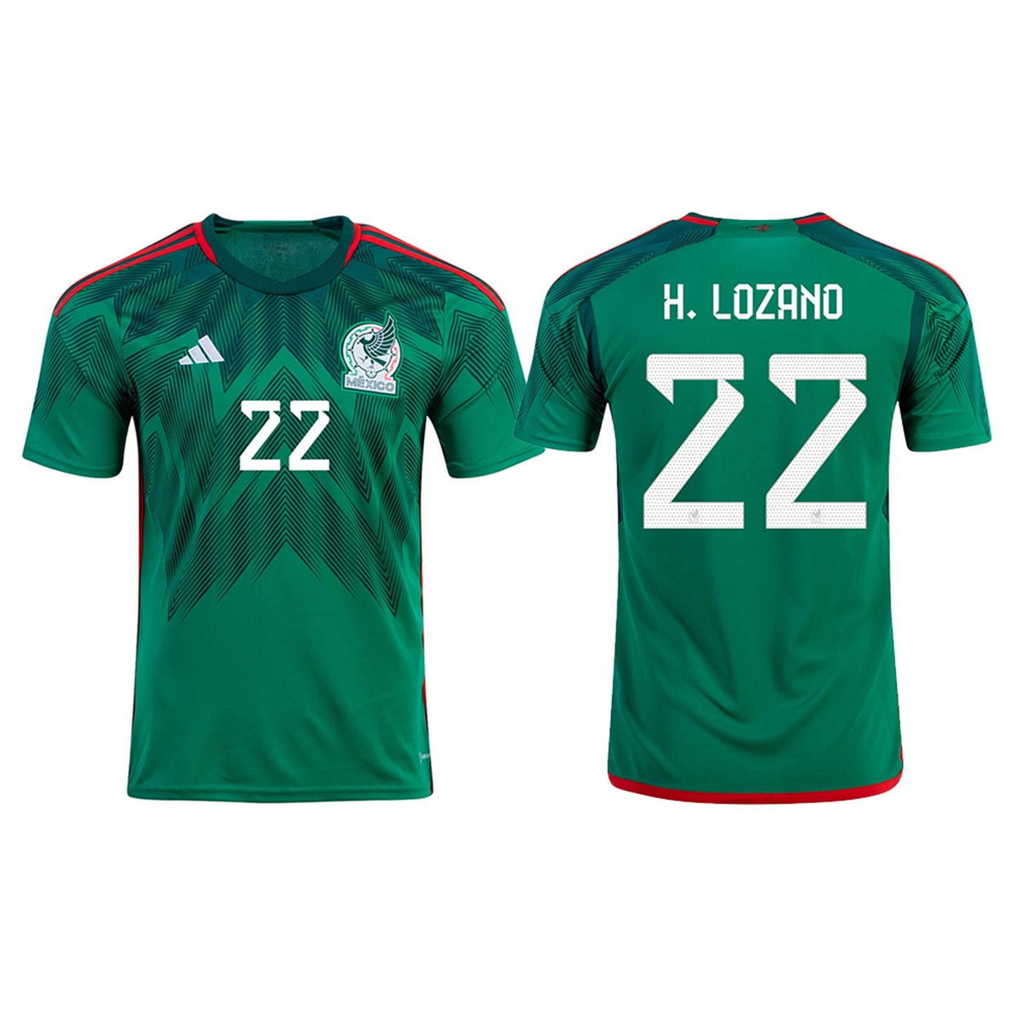 Hirving Lozano Mexico 22 FIFA World Cup Jersey