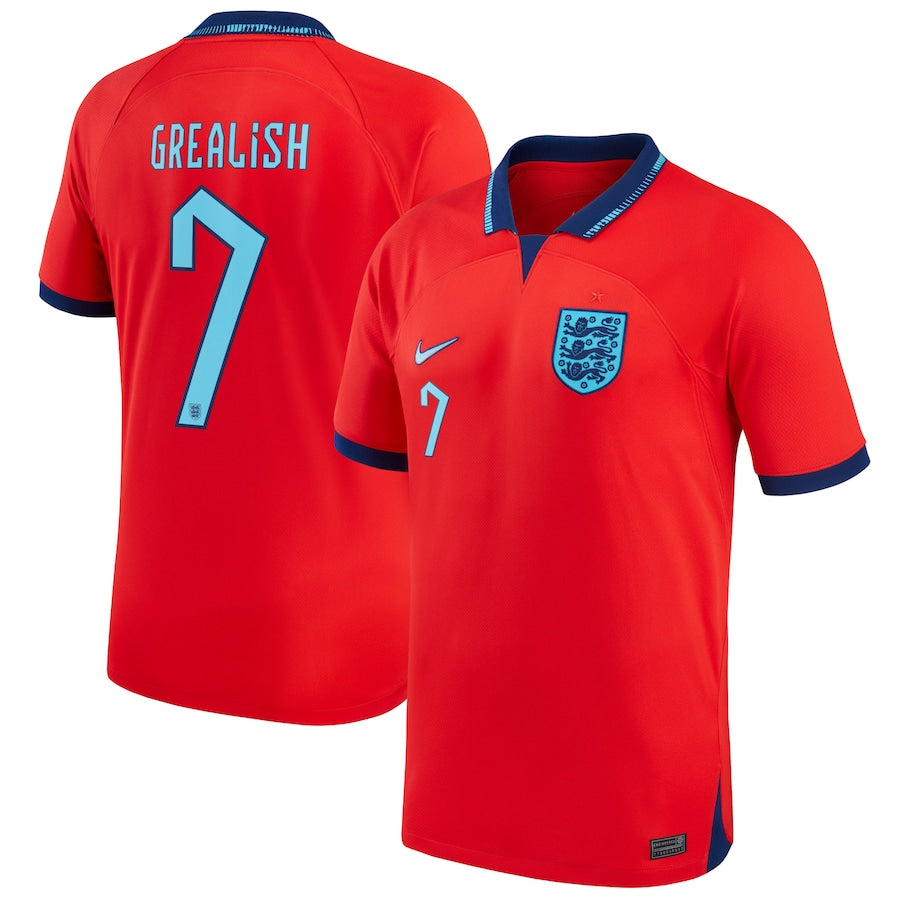 Jack Grealish England 7 FIFA World Cup Jersey