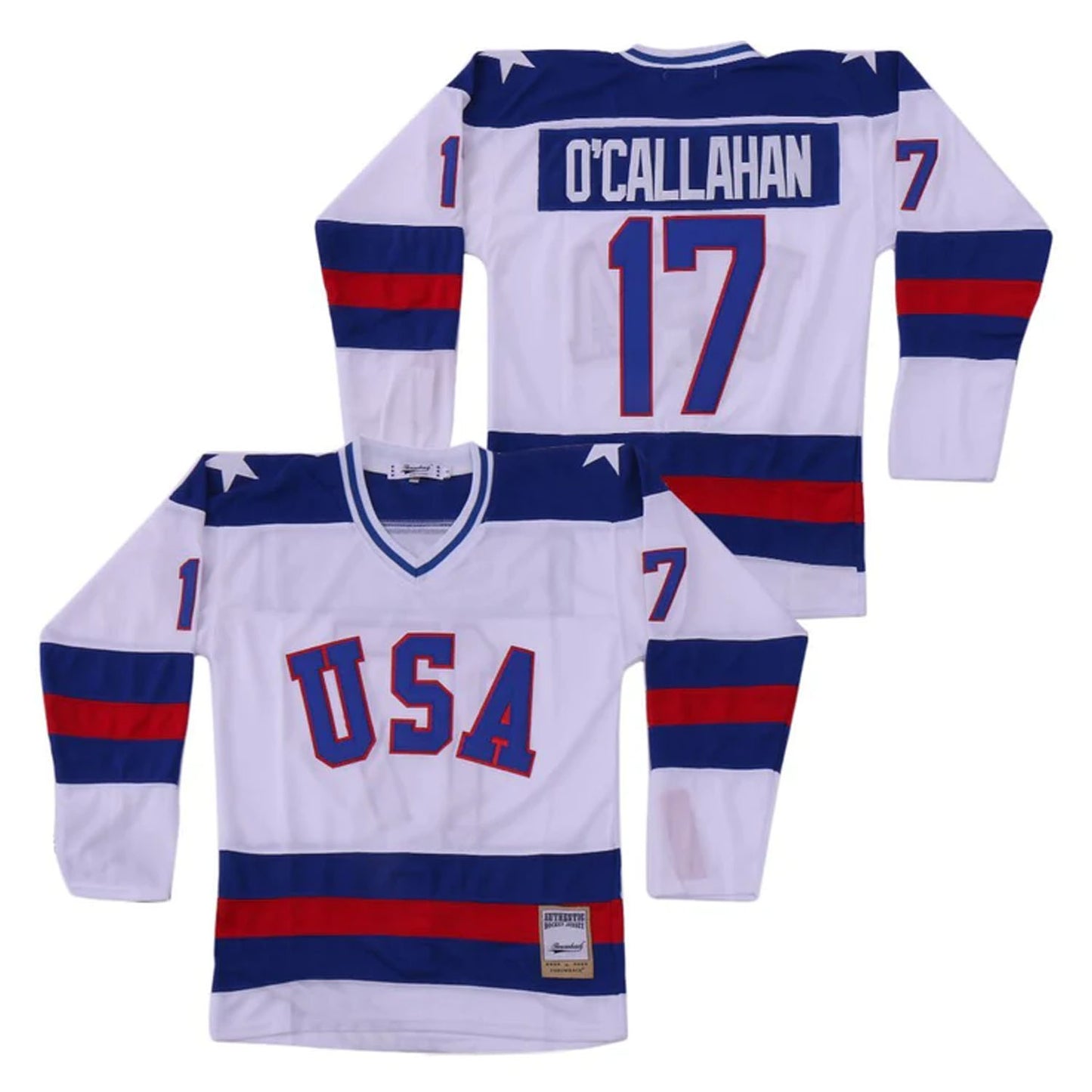Jack O'Callahan #17 Team USA Miracle On Ice Jersey