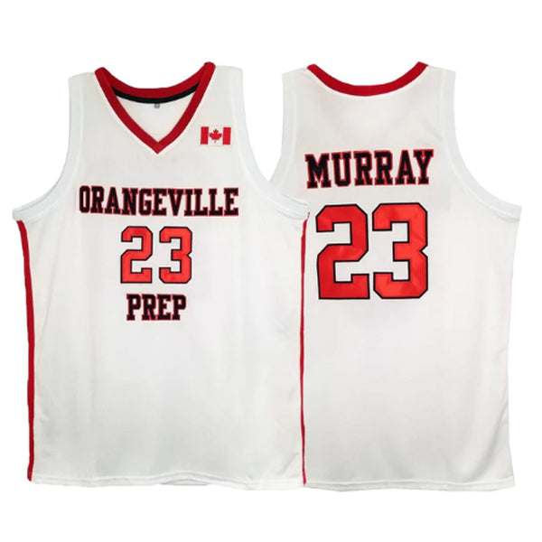 JordansSecretStuff Jamal Murray Orangeville Prep High School Canada Basketball Jersey Custom Throwback Retro Jersey L