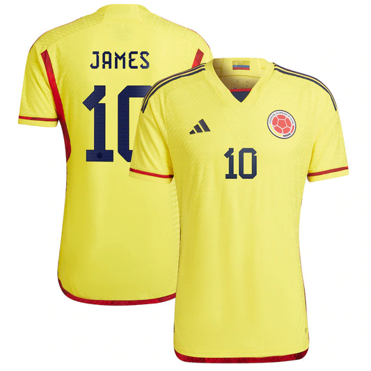 James Rodriguez Colombia 10 FIFA World Cup Jersey