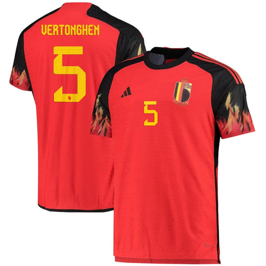 Jan Vertonghen Belgium 5 FIFA World Cup Jersey