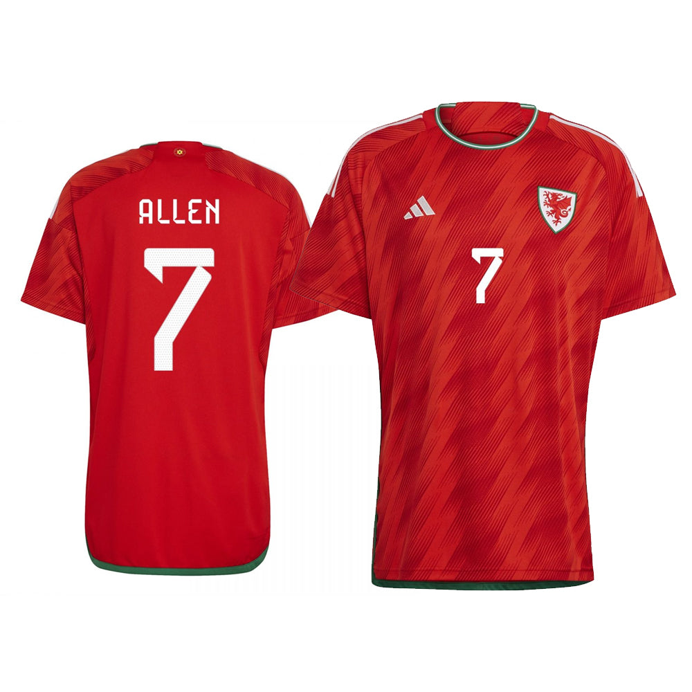 Joe Allen Wales 7 FIFA World Cup Jersey – JerseyHouse