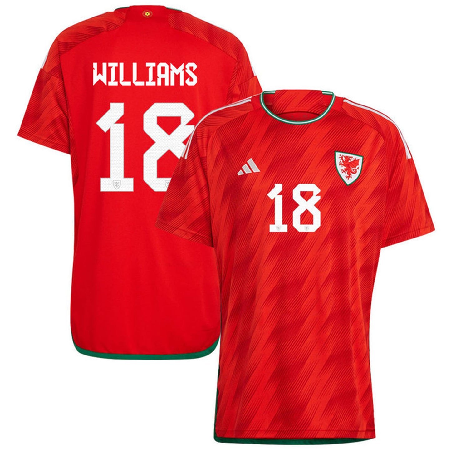 Jonny Williams Wales 18 Fifa World Cup Jersey