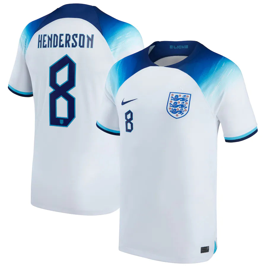 Jordan Henderson England 8 FIFA World Cup Jersey