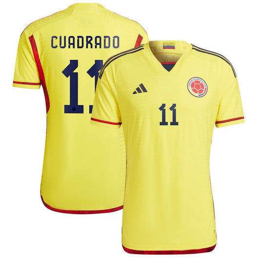 Juan Cuadrado Colombia 11 FIFA World Cup Jersey