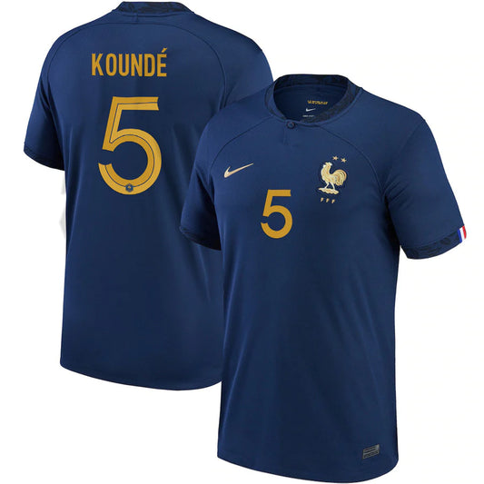 Jules Kounde France 5 FIFA World Cup Jersey