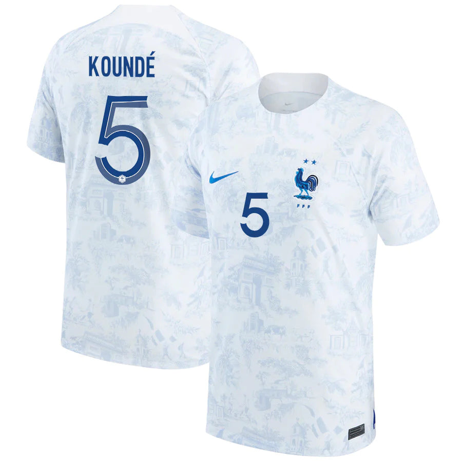 Jules Kounde France 5 FIFA World Cup Jersey