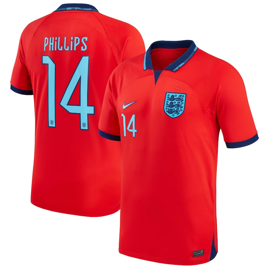 Kalvin Phillips England 14 White FIFA World Cup Jersey